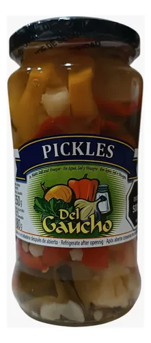 PEPINOS EN VINAGRE DEL GAUCHO 400/200 GRS. (PEP0200)
