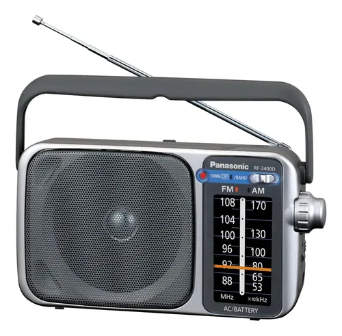 123775 RADIO PORTATIL PANASONIC RF-2400 AM/FM ELECT. Y A PILAS