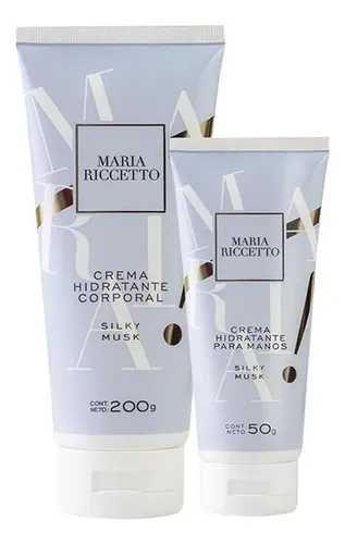 123831 CREMA MARIA RICCETTO CORP. 200 GRS. Y MANOS 50 GRS. SILKY MUSK