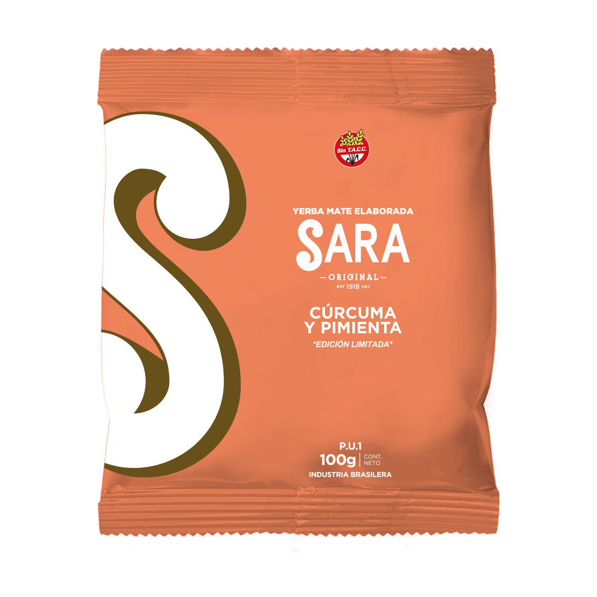 123834 YERBA SARA 100 GRS. SAB. CURCUMA Y PIMIENTA (366)