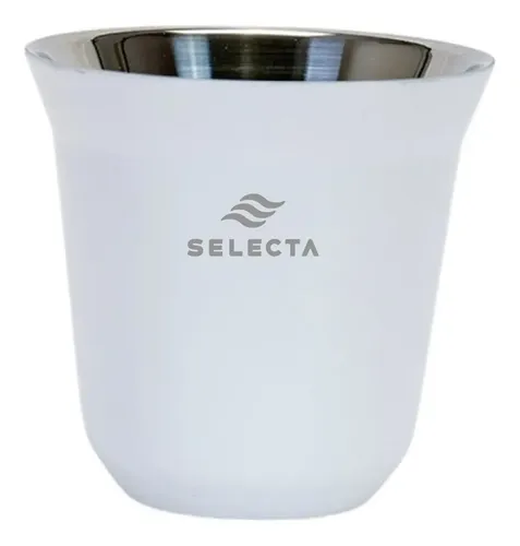 123910 VASO AC. INOX TERMICO DE CAFE EXPRESSO APIL. SELECTA CHILLOUT 80 ML. PLATA
