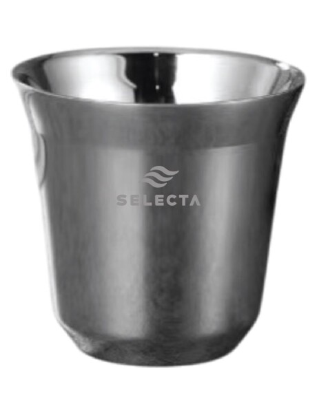 123913 VASO AC. INOX TERMICO DE CAFE EXPRESSO APIL. SELECTA CHILLOUT 160 ML. PLATA