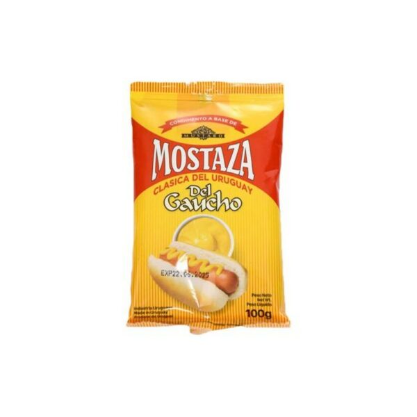 124113 MOSTAZA C/MIEL DEL GAUCHO 100 GRS. SACHET (MOSM0100)