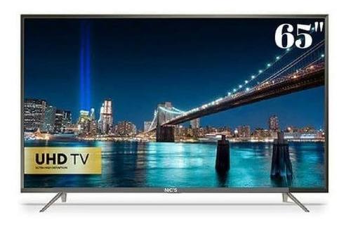 124197 TELEVISOR NICS LED 65" NICS-SMART65 SMART 4K UHD