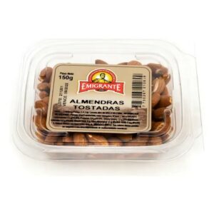 124202 ALMENDRA PELADAS,TOSTADAS S/SAL "R" 250 GRS. POTE
