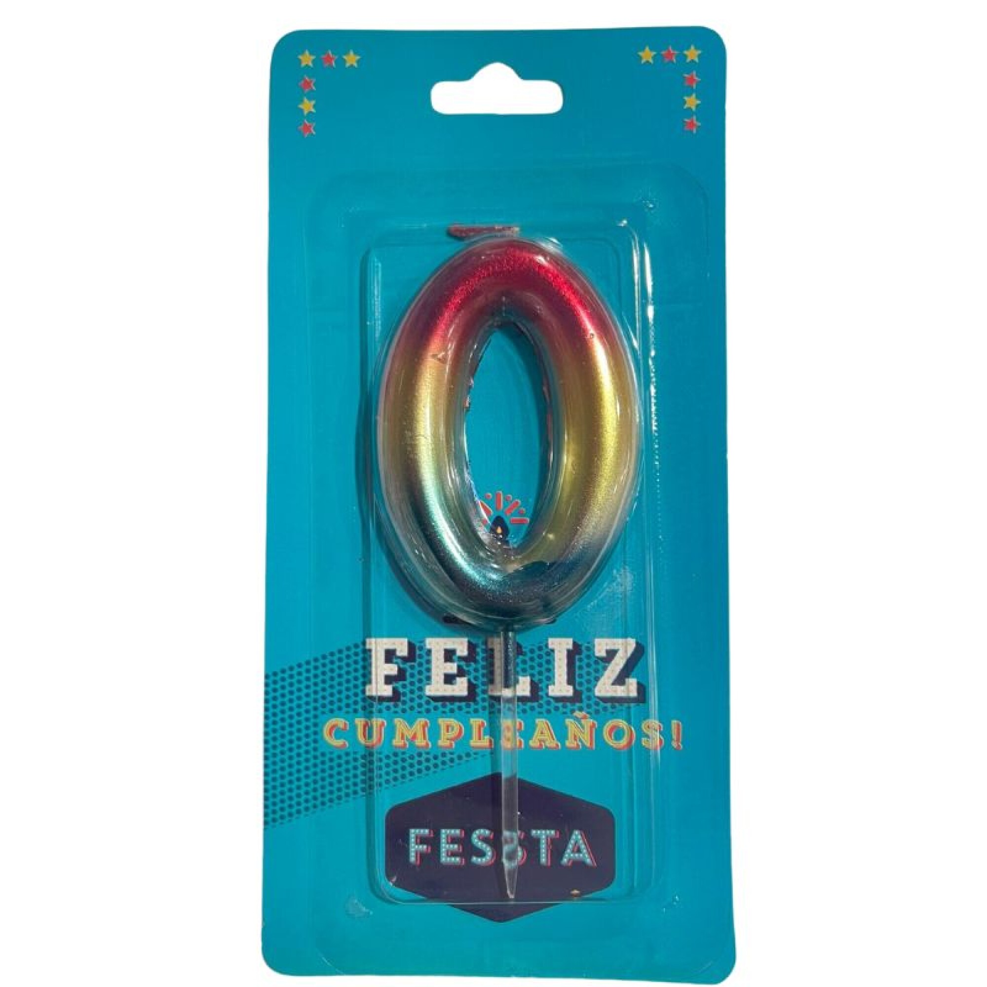 124777 VELA FESSTA METALIZADA N°0 (1466-20)