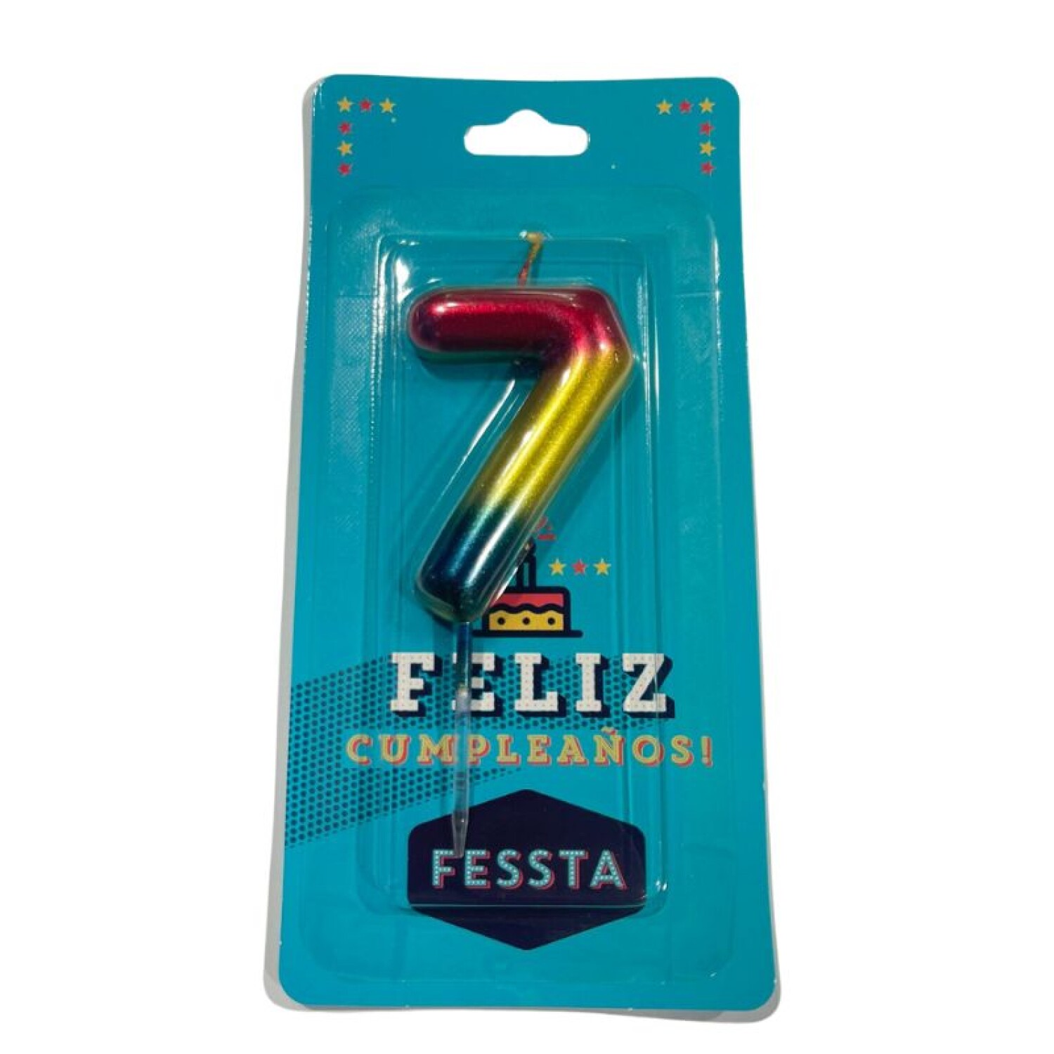 124784 VELA FESSTA METALIZADA N°7 (1466-27)