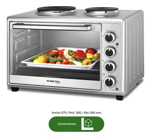 124888 HORNO ELECTRICO PUNKTAL PK-48 LIX - 2 DISCOS 48 LT. (5764)