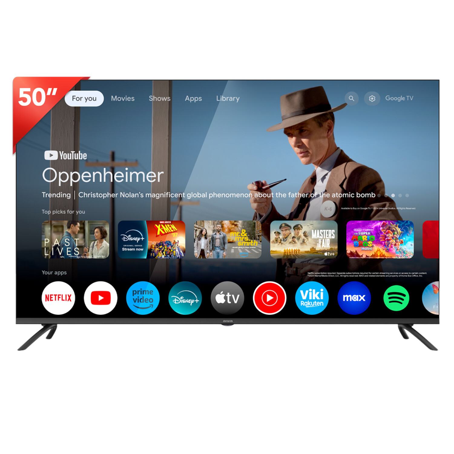 TELEVISOR AIWA LED 50" AW-50B4K SMART 4K UHD D-ISDB-T