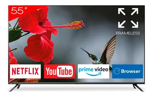 125225 TELEVISOR AIWA LED 55" AW-55B4KFL SMART 4K UHD D-ISDB-T FRAMELESS