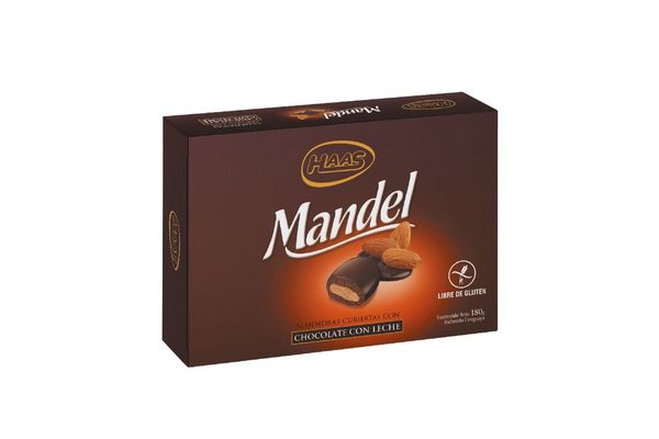 125252 CHOCOLATE HAAS L/GLUTEN 120 GRS. C/ALMENDRAS (70343)