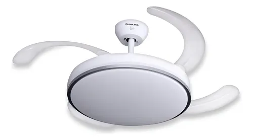 VENTILADOR PUNKTAL TECHO RETRACTIL 1 LUZ PK-107VR