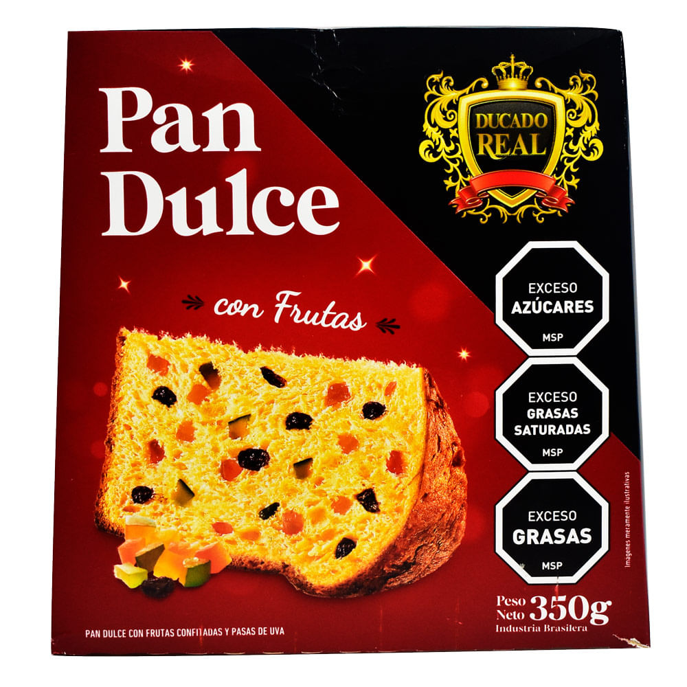 125357 PAN DULCE DUCADO REAL 350 GRS. GRANIZADO (209766)