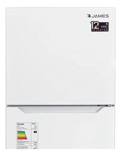 125467 REFRIGERADOR JAMES RJ 401 INV B 338 L. F/SECO BLANCO (000410)