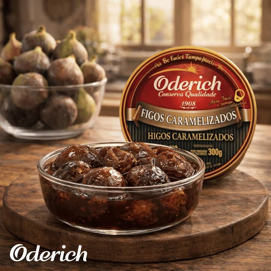 125890 HIGOS CARAMELIZADOS ODERICH 400/300 GRS. LATA (0318)