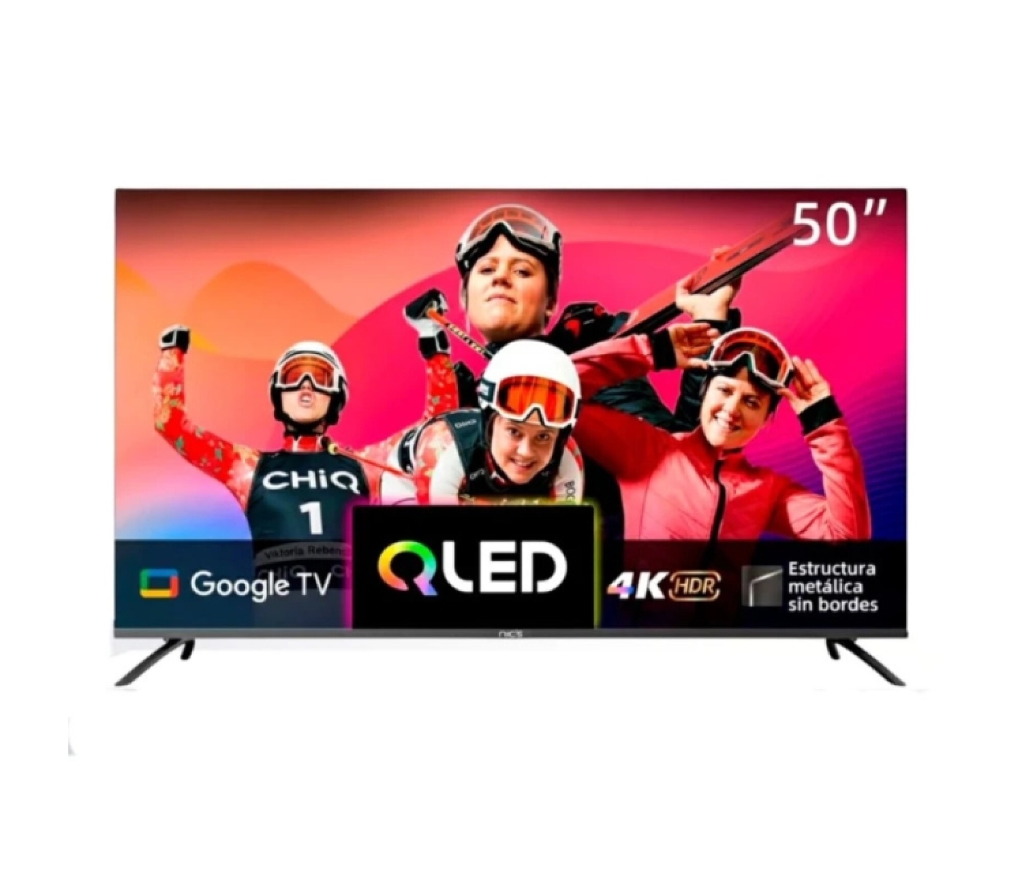 126415 TELEVISOR NICS QLED 50" 510 GOOGLE TV