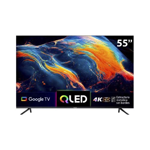 126416 TELEVISOR NICS QLED 55" NICS-SMART5 GOOGLE TV