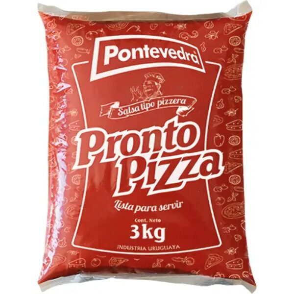 126679 SALSA TOMATES PONTEVEDRA PRONTO PIZZA 1 KG TETRA (5111)