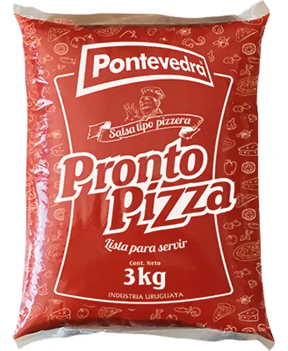126679 SALSA TOMATES PONTEVEDRA PRONTO PIZZA 1 KG TETRA (5111)