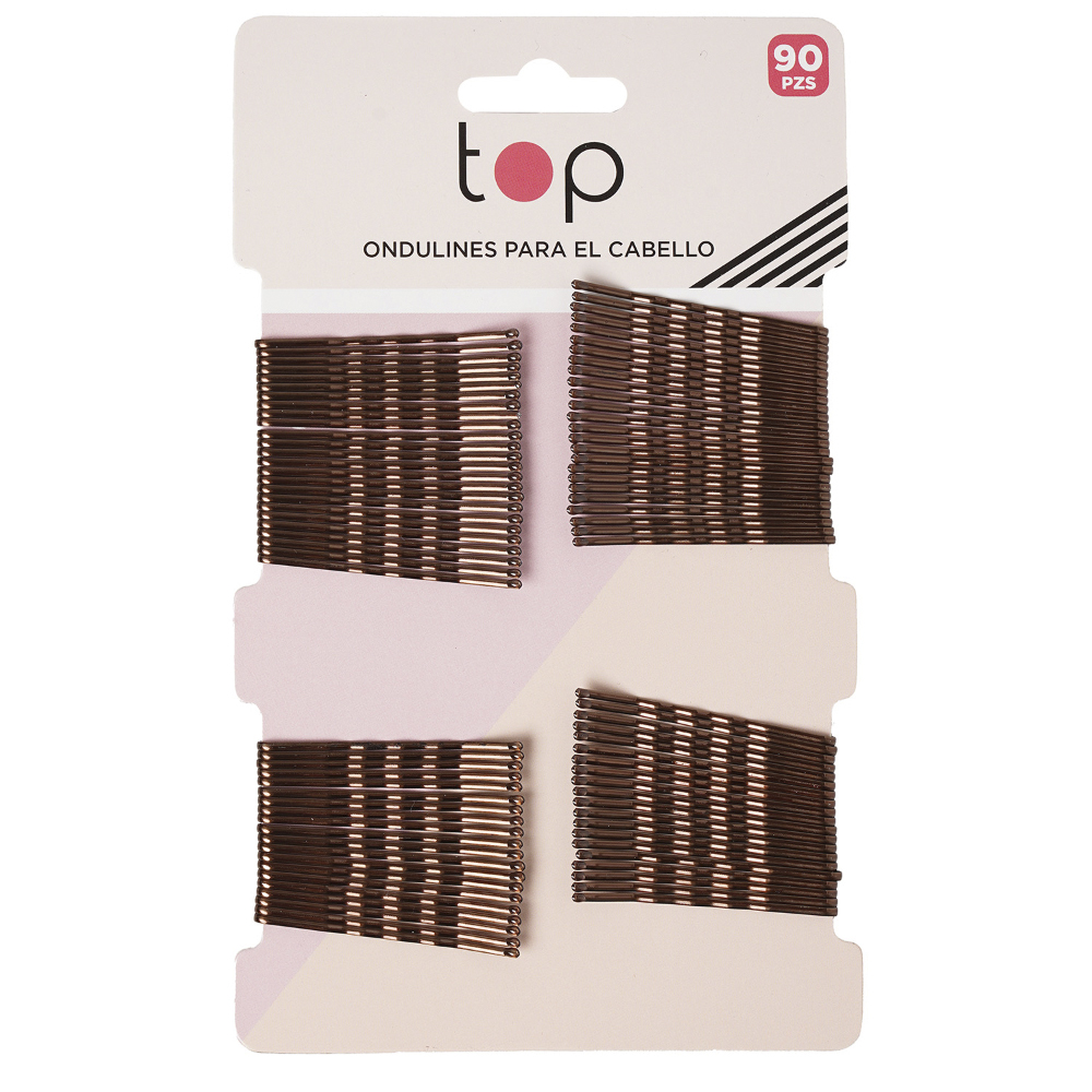 126686 SET ONDULINES G. LOOKING CLASSIC MARRON (4076)