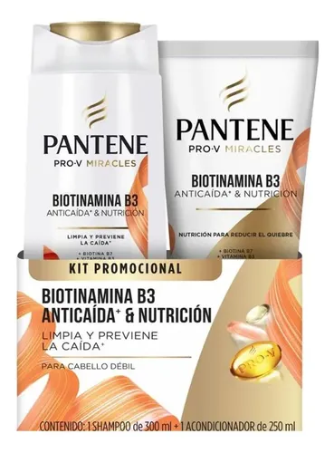 126688 SHAMPOO PANTENE PRO-V MIRACLE 300 ML.+ACOND. 250 ML. BIOTINAMINA (20606)