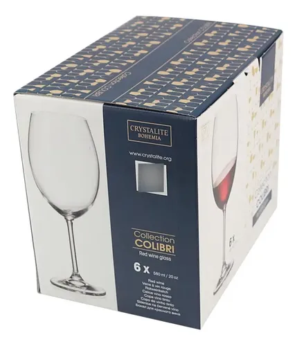 COPA DE VIDRIO GASTRO COLIBRI VINO SET 6 X 580 ML. (CAJA) (BC152)