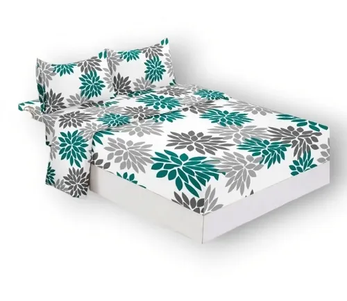 126796 JGO. SABANAS LA AURORA 1 1/2 PLAZA 120 X 190 X 30 CM. (111)