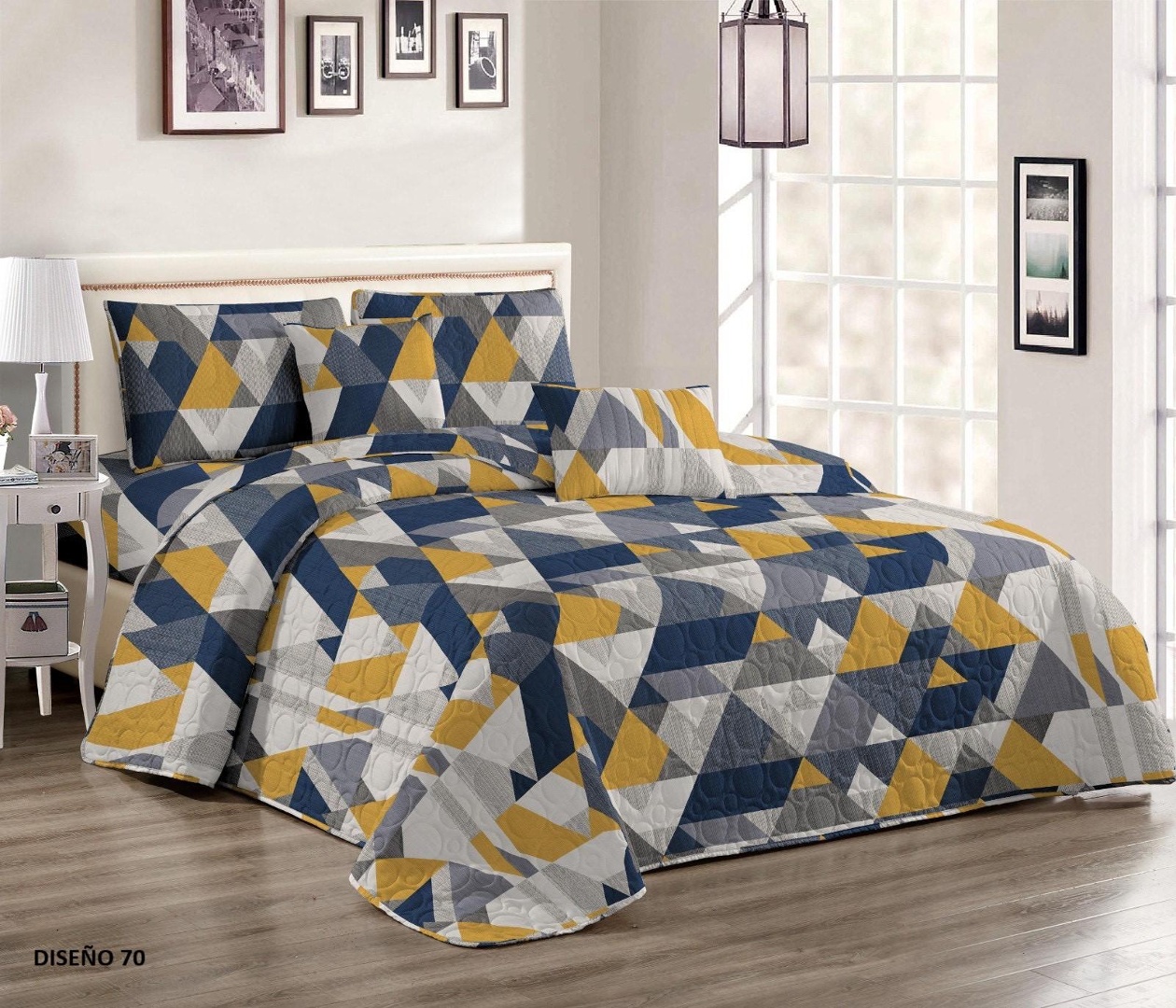 JGO. SABANAS LA AURORA 2 PLAZAS QUEEN 160 X 200 X 35 CM. (104)