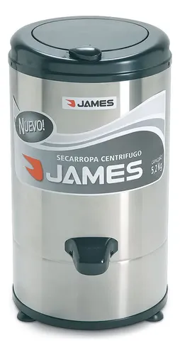 SECARROPAS JAMES CENTRIFUGADORA A-652 5,2 KGS. AC. INOX.