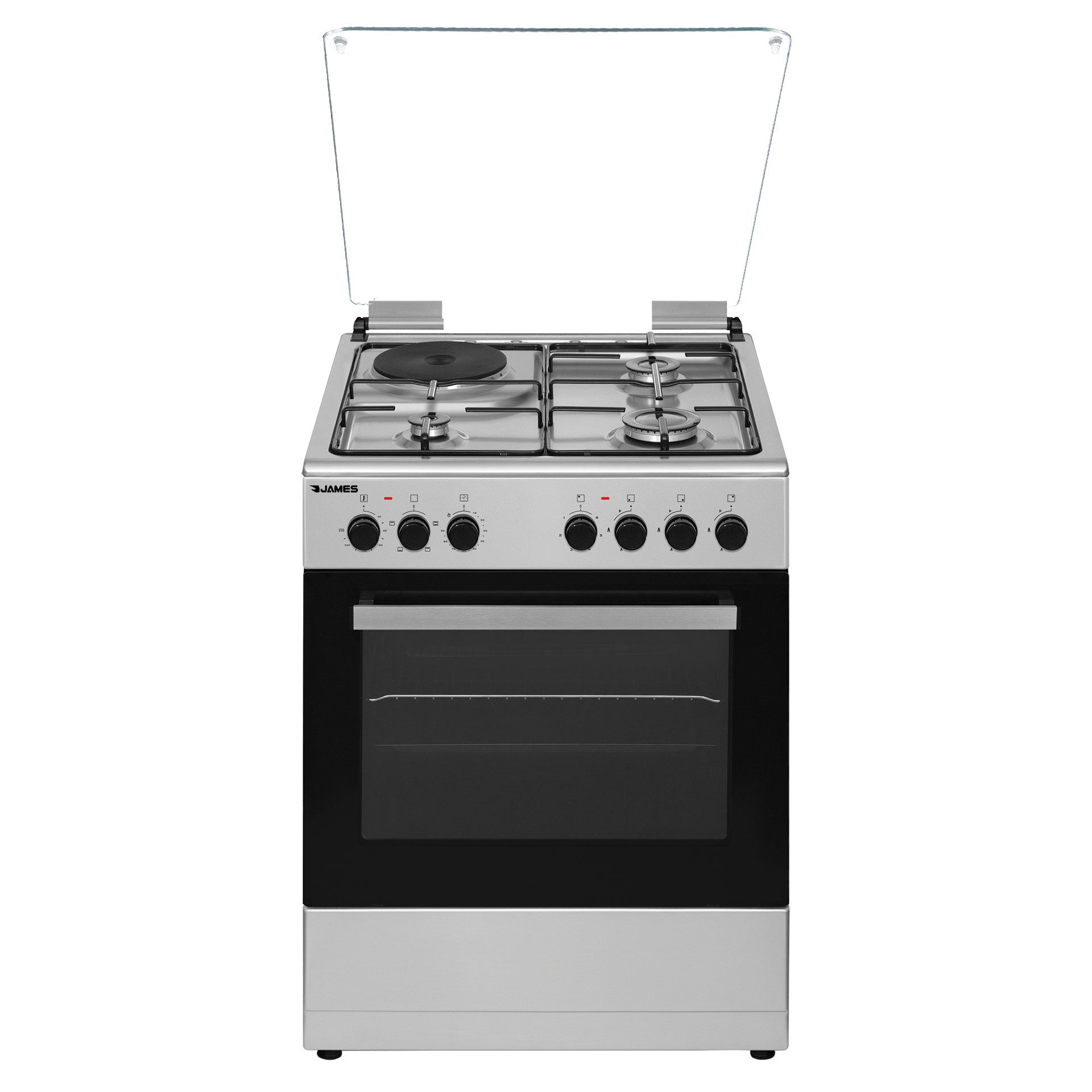 85332 COCINA JAMES C221ATKS INOX 60X60 3H.GAS 1ELEC. HORNO/ELEC.